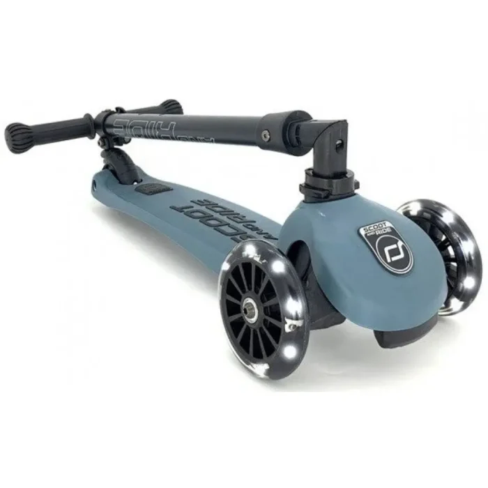 Самокат Scoot and Ride серії Highwaykick-3 з колесами що світяться сіро-синій, 3-6 років - Зображення 3