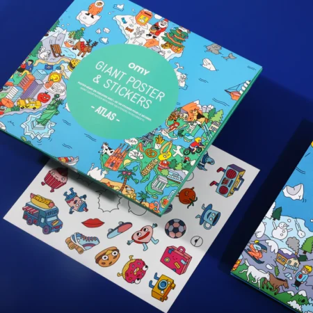 Постер з стікерами Atlas (100 70) - Зображення 2