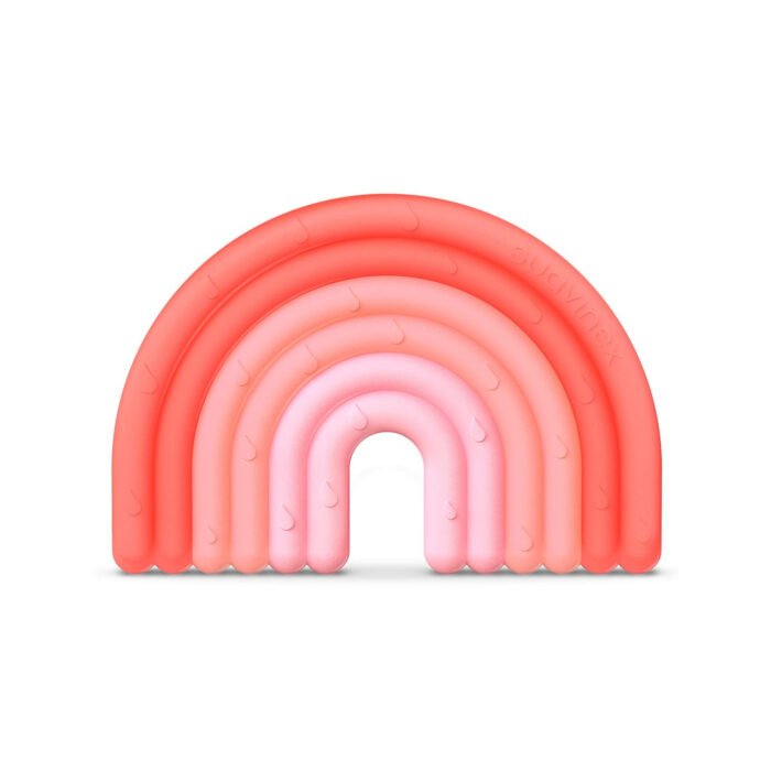 Прорізувач силіконовий з бульбашками STEP 1/рожевий (8426420079495) - Зображення 2