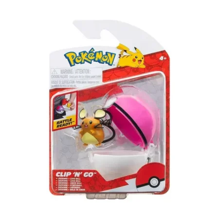 Игровой набор POKEMON W15 - ДЕДЕННЭ В ПОКЕБОЛЕ (игровая фигурка, покебол)