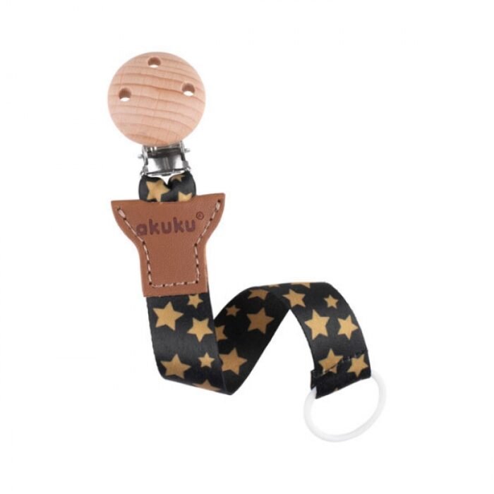 Ланцюжок до пустушки універсальний Зірочки жовті - Зображення 1