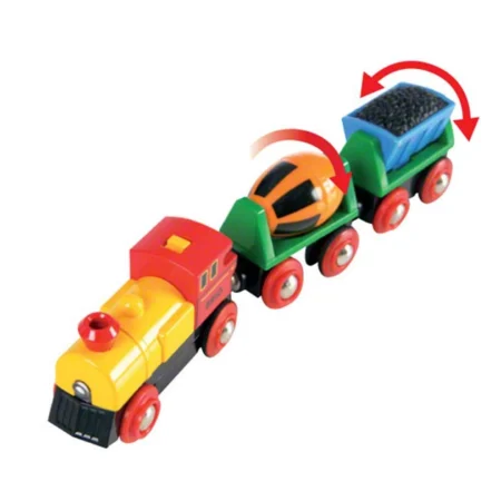 Товарний паровоз BRIO на батарейках (33319) - Зображення 3