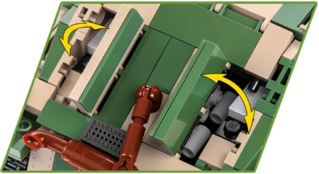 Конструктор COBI Друга Світова Війна САУ Хетцер, 555  деталей - Зображення 3