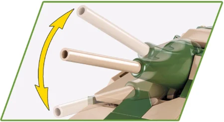 Конструктор COBI Друга Світова Війна САУ Хетцер, 555  деталей - Зображення 4