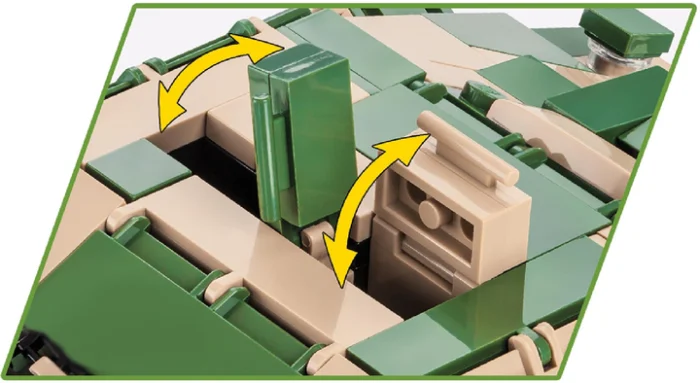 Конструктор COBI Друга Світова Війна САУ Хетцер, 555  деталей - Зображення 6
