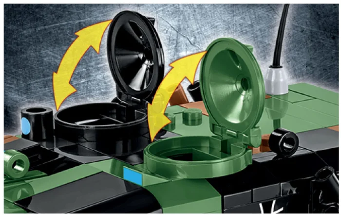 Конструктор COBI Танк Леопард 2, 864 деталі - Зображення 3