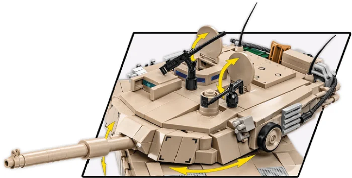 Конструктор COBI Танк M1A2 Абрамс, 975 деталей - Зображення 3