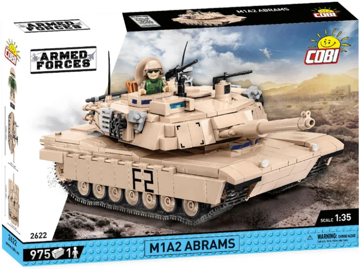 310480363 Конструктор COBI Танк M1A2 Абрамс, 975 деталей - Зображення 1