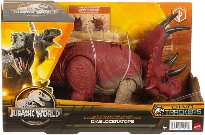 Фігурка Динозавр Діаблоцератопс зі звуком Jurassic World Diabloceratops Mattel HLP16 - Зображення 5