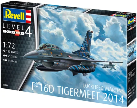 Збірна модель-копія Revell набір Літак F-16D Tigermeet 2014 рівень 4 масштаб 1:72