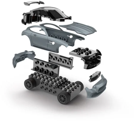 Збірна модель-копія Revell Mercedes-AMG GT R, Grey Car рівень 1 масштаб 1:43 - Зображення 4