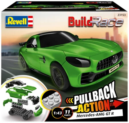 Збірна модель-копія Revell Mercedes-AMG GT R, Green Car рівень 1 масштаб 1:43
