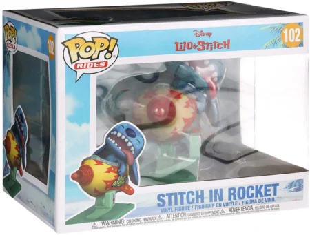 Игровая фигурка FUNKO POP! cерии  Лило и Стич  - СТИЧ В РАКЕТЕ