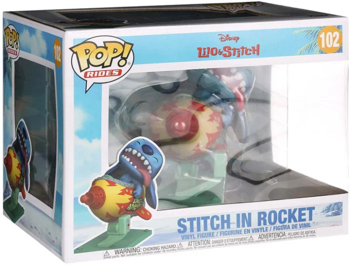 Игровая фигурка FUNKO POP! cерии  Лило и Стич  - СТИЧ В РАКЕТЕ - Зображення 1