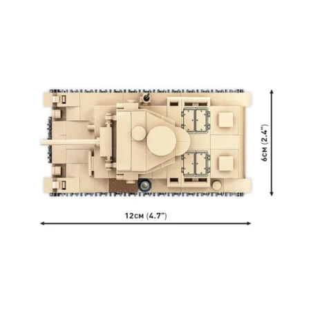 Конструктор COBI Друга Світова Війна Танк Panzer III, 292 деталей - Зображення 3