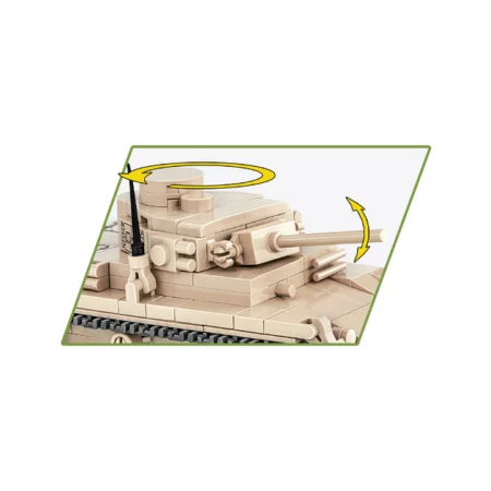 Конструктор COBI Друга Світова Війна Танк Panzer III, 292 деталей - Зображення 4