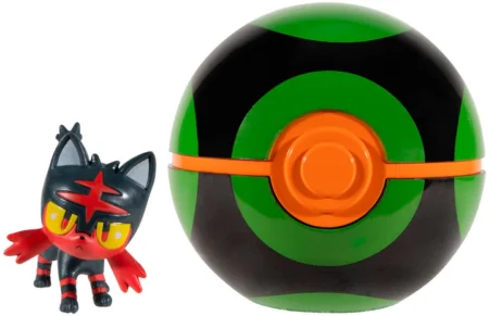 Игровой набор POKEMON W16 - ЛИТТЕН В ПОКЕБОЛЕ (игровая фигурка, покебол) - Зображення 2