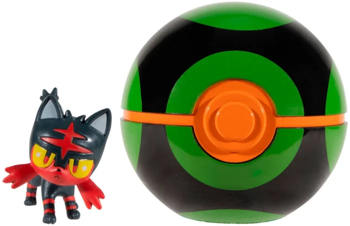 Игровой набор POKEMON W16 - ЛИТТЕН В ПОКЕБОЛЕ (игровая фигурка, покебол) - Зображення 2