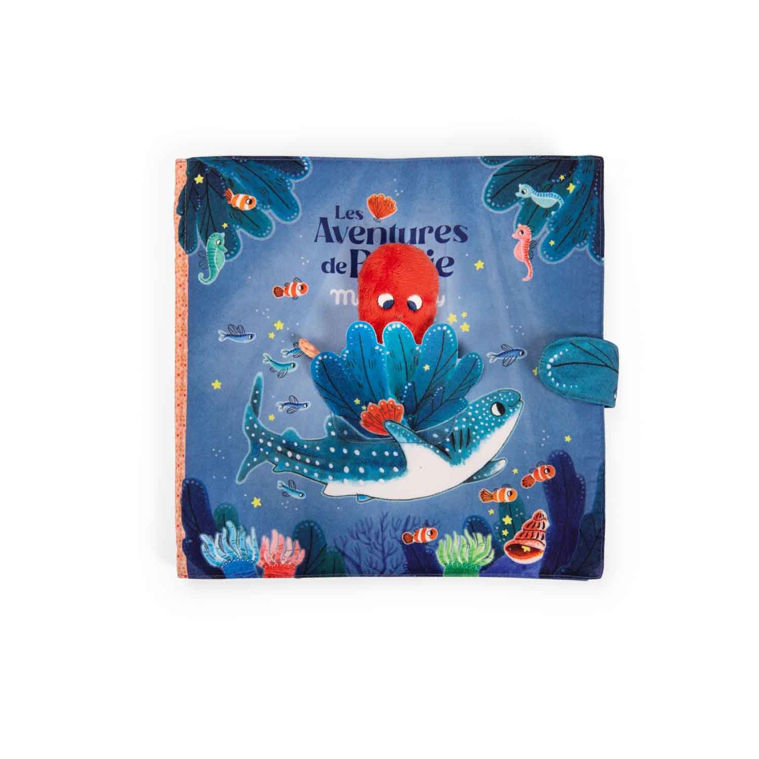 676091_moulin_roty_grande_libro_attivita_in_tessuto_les_aventures_de_paulie_1 Велика текстильна книга MOULIN ROTY Les Adventures - Зображення 1