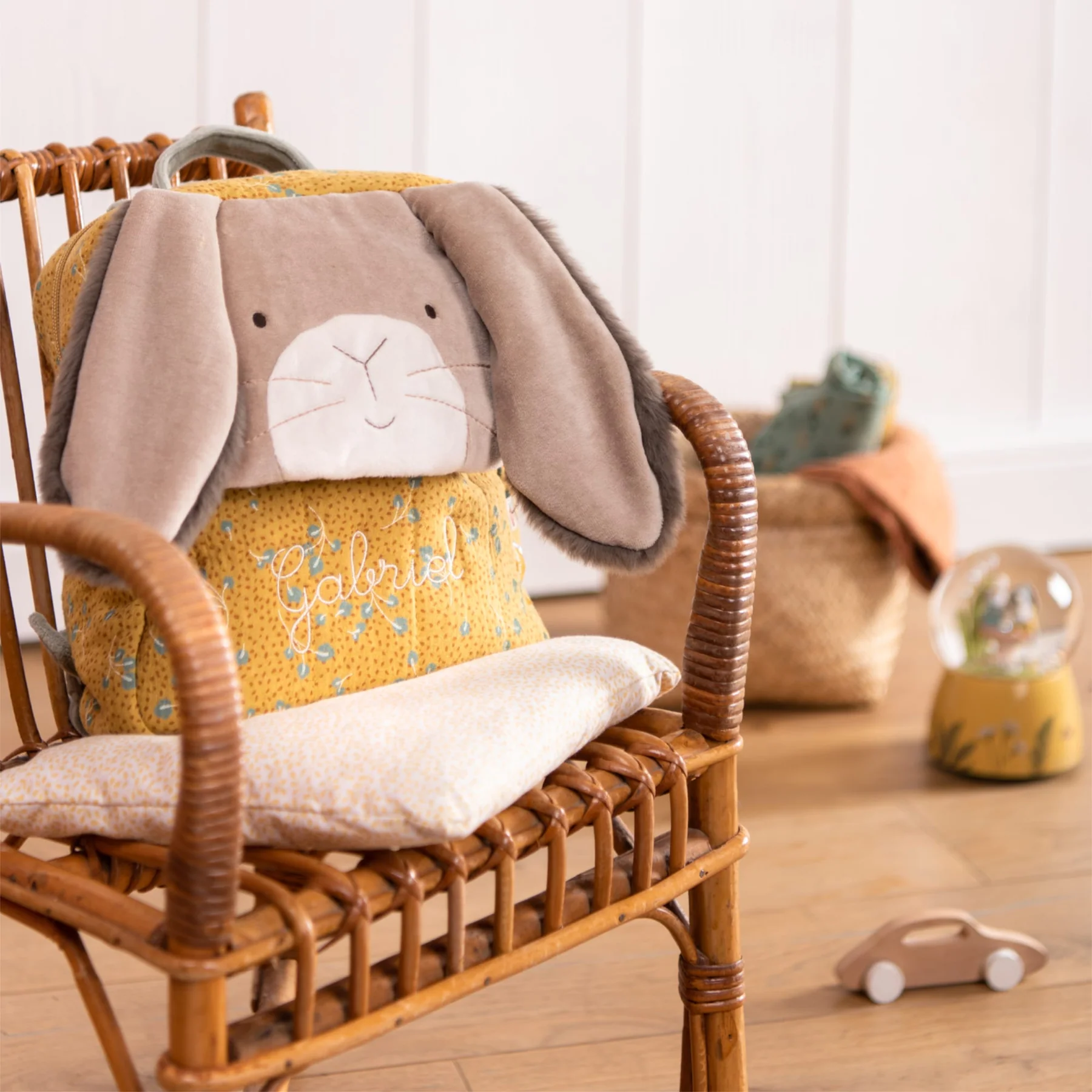 Коричневий рюкзак-кролик MOULIN ROTY Trois Petits Lapins - Зображення 4