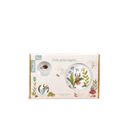 Набір порцелянового посуду MOULIN ROTY Trois Petits Lapins