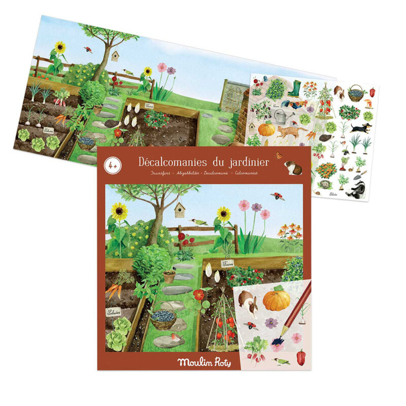 Творчий набір MOULIN ROTY Gardener transfers Le Jardin du Moulin