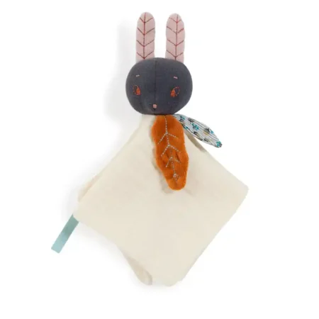 Кремова ковдра з мусліну MOULIN ROTY Lune the rabbit
