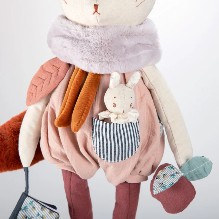 Розвиваюча іграшка кролик MOULIN ROTY Apres la Pluie - Зображення 2