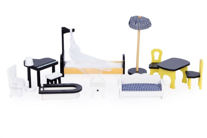 Ігровий дерев'яний будиночок з аксесуарами - Зображення 4