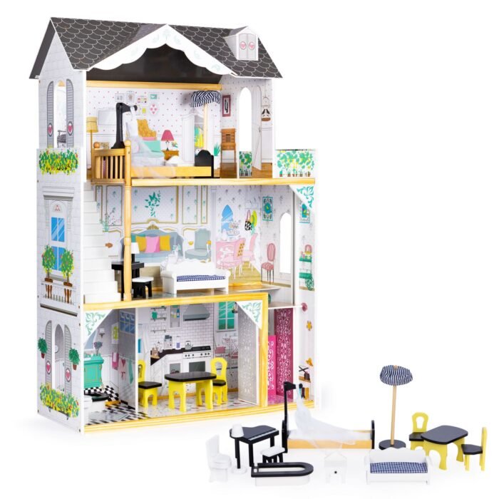 Ігровий дерев'яний будиночок з аксесуарами - Зображення 3