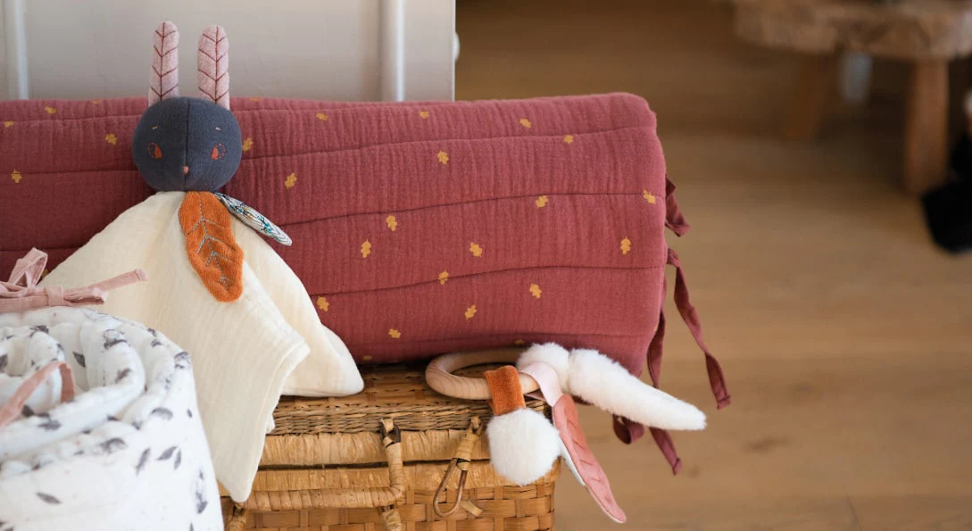 Кремова ковдра з мусліну MOULIN ROTY Lune the rabbit - Зображення 4