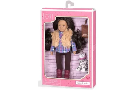 Лялька LORI 15 см Марія і кішка Мока