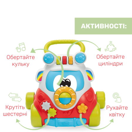 Іграшка-ходунки 2 в 1  Happy Hippy Walker - Зображення 5