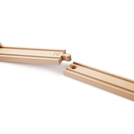 Набір для залізниці Hape довгі прямі рейки 4 шт (E3779) - Зображення 2