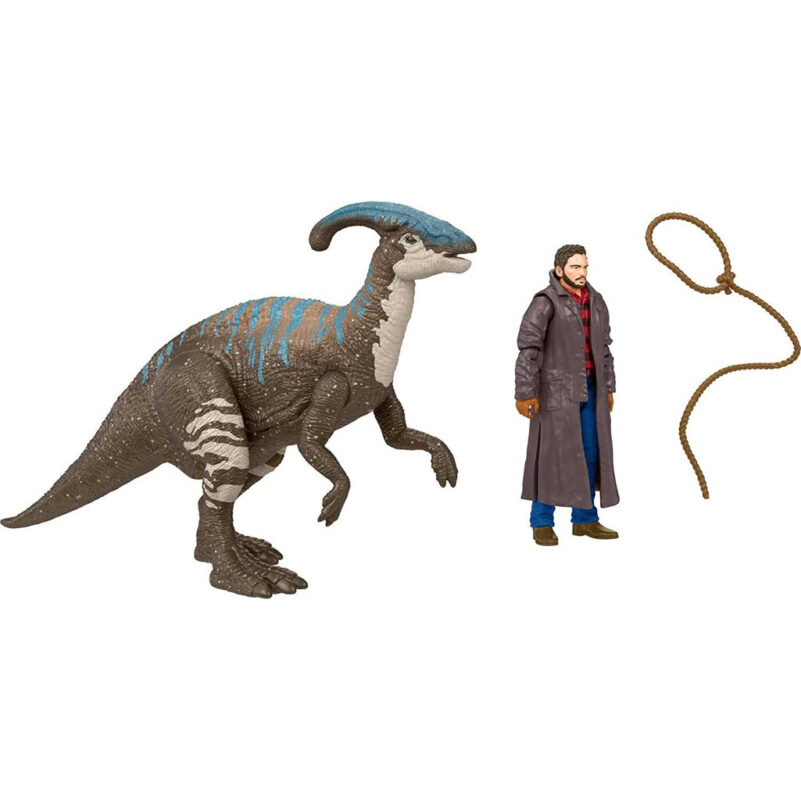 Фігурка Jurassic World Dominion Owen & Juvenile Parasaurolophus Human and Dino