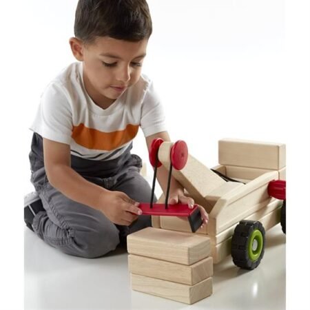 Іграшка Guidecraft Block Science Trucks Великий евакуатор (G7532) - Зображення 4