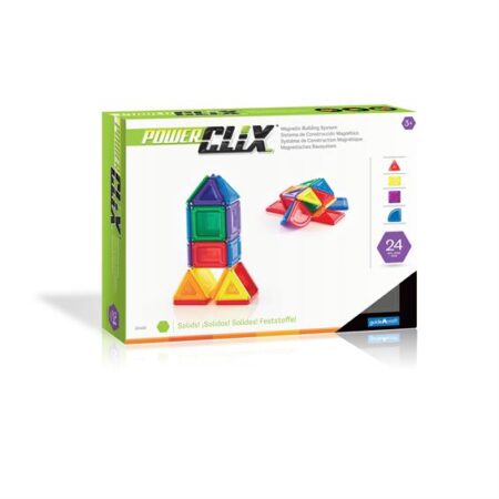 Конструктор Guidecraft PowerClix Solids, 24 деталі (G9420)