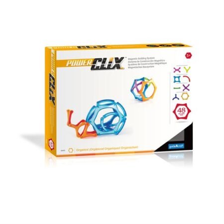 Конструктор Guidecraft PowerClix Organics, 48 деталей (G9431)