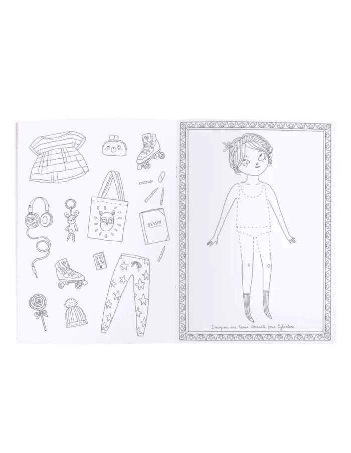 Розмальовка MOULIN ROTY Les Parisiennes (36 с.) - Зображення 3