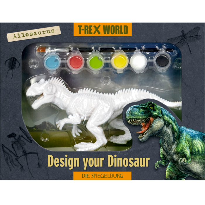 Розмалюй динозавра Аллозавр - Зображення 1