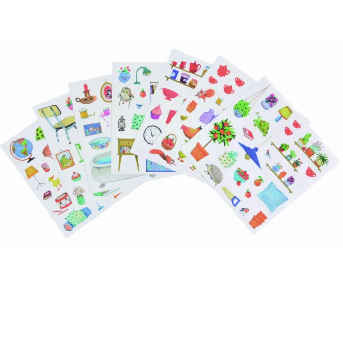 Розмальовка MOULIN ROTY + 160 наліпок (20 с. - Зображення 3