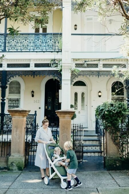 Прогулянкова коляска Greentom Classic Sage-White - Зображення 5