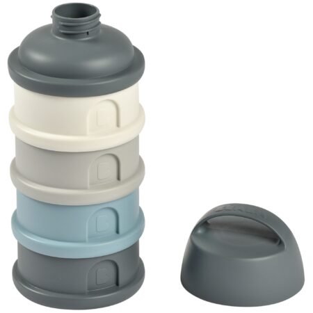 Контейнер Beaba для зберігання сухих сумішей на 4 відсіки синій