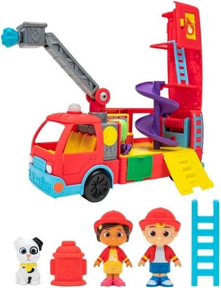 Ігровий набір CoComelon Feature Vehicle Пожежна машина-трансформер з аксесуарами - Зображення 2
