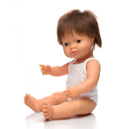 Кукла-пупс 38 см в белье, мальчик шатен  Miniland - Зображення 2