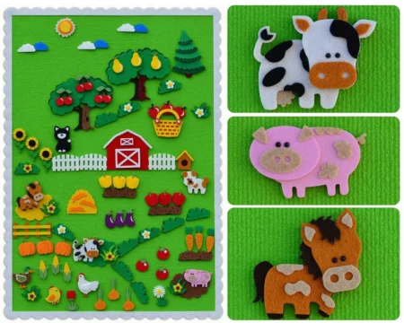 Ігровий килимок Wonderwall® “Ферма” 100х70 см - Зображення 3