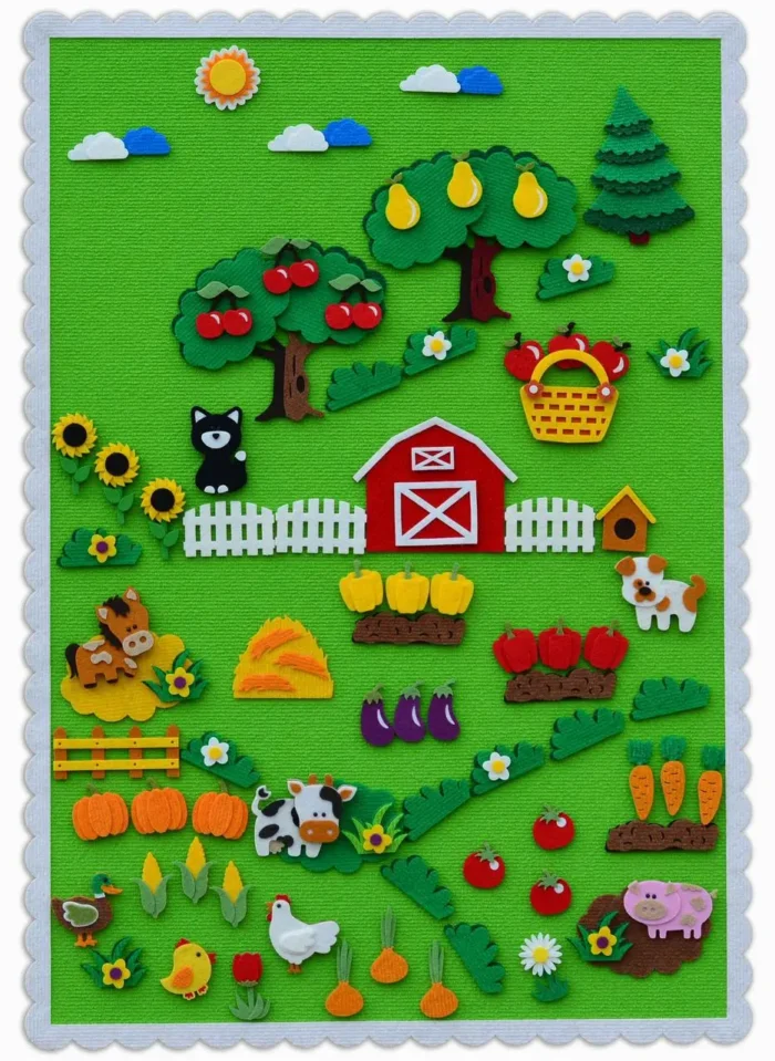Ігровий килимок Wonderwall® “Ферма” 100х70 см - Зображення 1