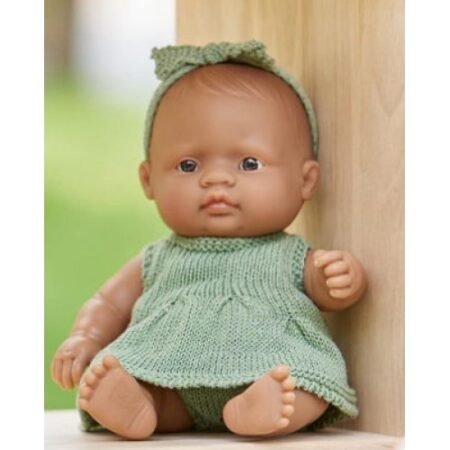 Комплект платье с повязочкой для кукол Miniland 21 см - Зображення 2