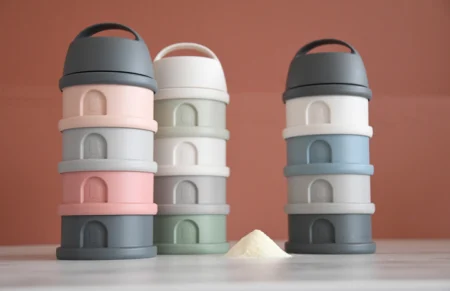 Контейнер Beaba для зберігання сухих сумішей на 4 відсіки оливковий - Зображення 6