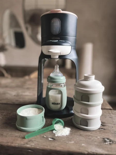 Контейнер Beaba для зберігання сухих сумішей на 4 відсіки оливковий - Зображення 2